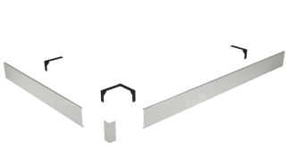 Экран для душевого поддона RGW N/ST-21 W 50231572-01 70x120см белый